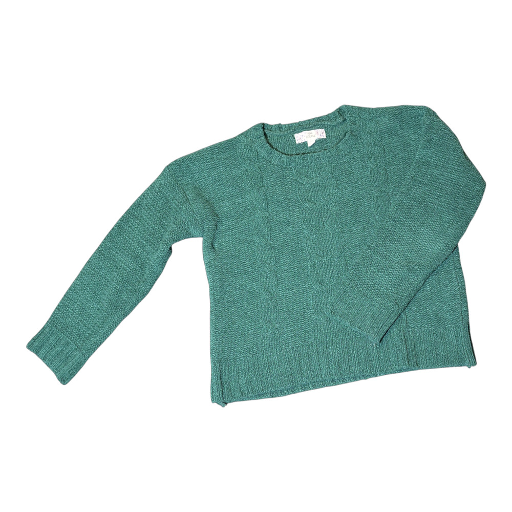 Pink Republic Chunky Knit Emerald Sweater Sz Junior XL Round Neck Dolman Sleeve - Picture 8 of 12